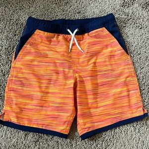 Boys Lands' End Hydroliner Swim Trunks - Large